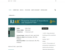Tablet Screenshot of jurnalul-anestezie.ro